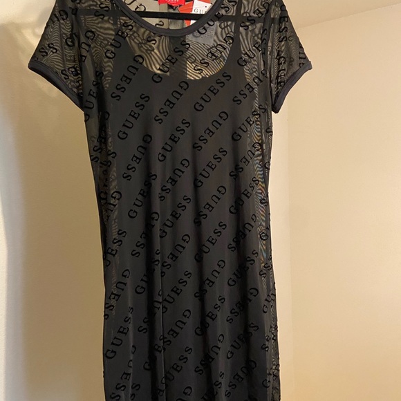 Guess mesh dress with slip BRAND NEW - Picture 3 of 3